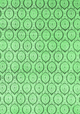 Abstract Emerald Green Modern Rug, abs2854emgrn