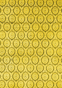 Abstract Yellow Modern Rug, abs2854yw