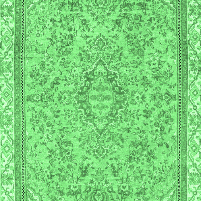 Machine Washable Abstract Emerald Green Modern Area Rugs, wshabs2855emgrn