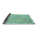 Sideview of Abstract Light Blue Modern Rug, abs2855lblu