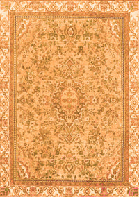 Abstract Orange Modern Rug, abs2855org