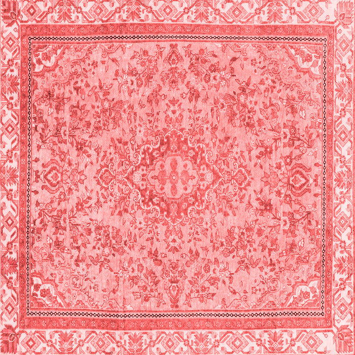 Machine Washable Abstract Red Modern Rug, wshabs2855red