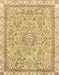 Abstract Cinnamon Brown Modern Rug, abs2855