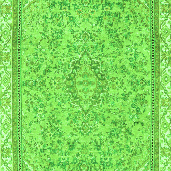 Machine Washable Abstract Green Modern Area Rugs, wshabs2855grn
