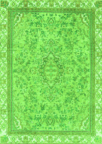 Abstract Green Modern Rug, abs2855grn