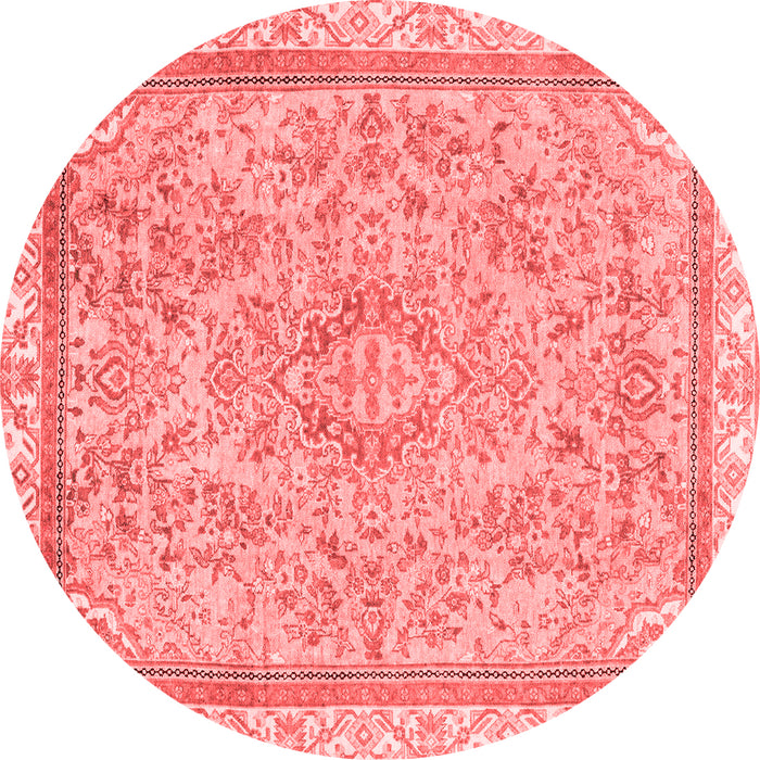 Machine Washable Abstract Red Modern Rug, wshabs2855red