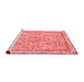 Modern Red Washable Rugs