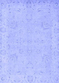 Abstract Blue Modern Rug, abs2856blu