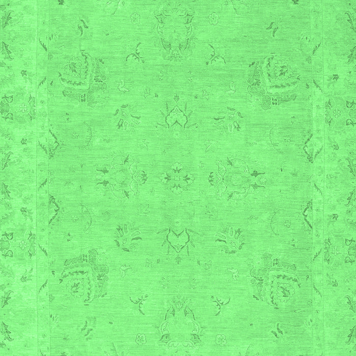 Machine Washable Abstract Emerald Green Modern Area Rugs, wshabs2856emgrn