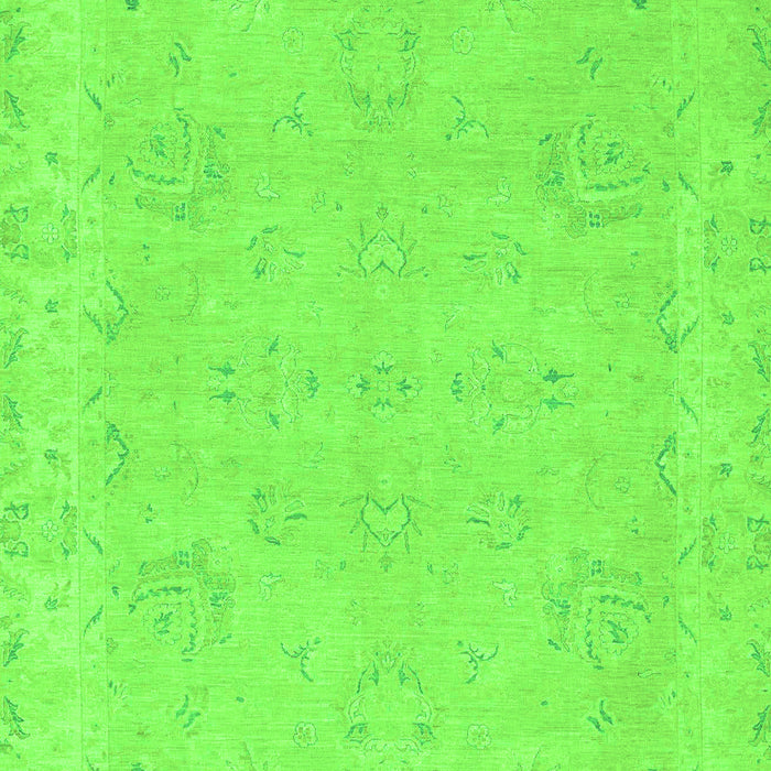 Machine Washable Abstract Green Modern Area Rugs, wshabs2856grn