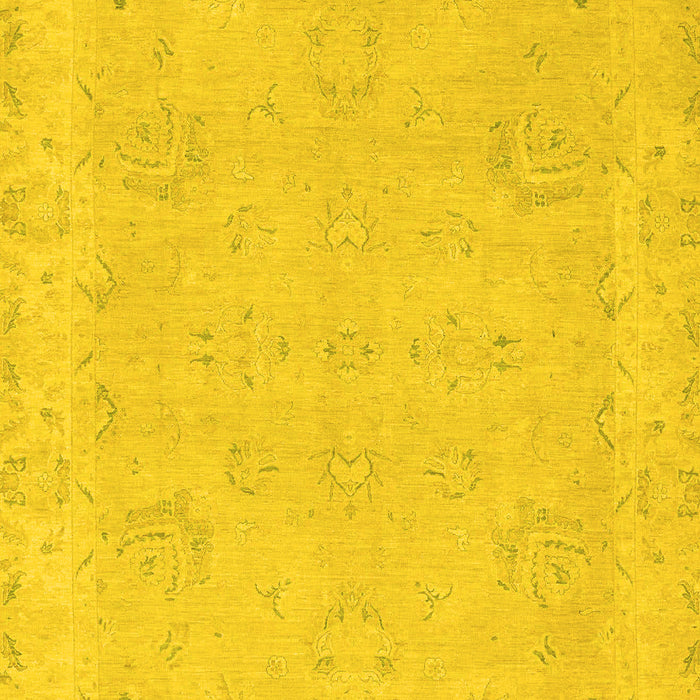 Abstract Yellow Modern Rug, abs2856yw