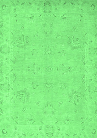 Abstract Emerald Green Modern Rug, abs2856emgrn