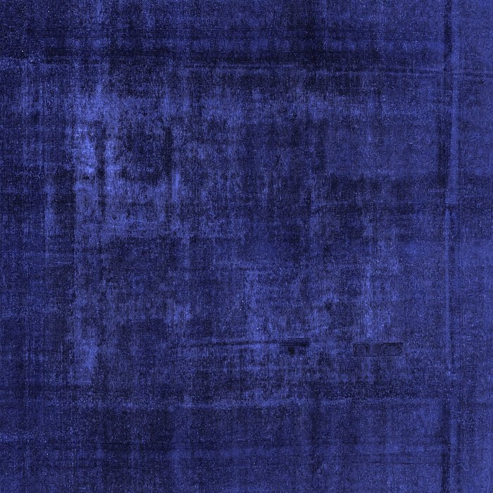 Square Machine Washable Persian Blue Bohemian Rug, wshabs2857blu