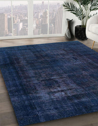 Abstract Blue Persian Rug, abs2857