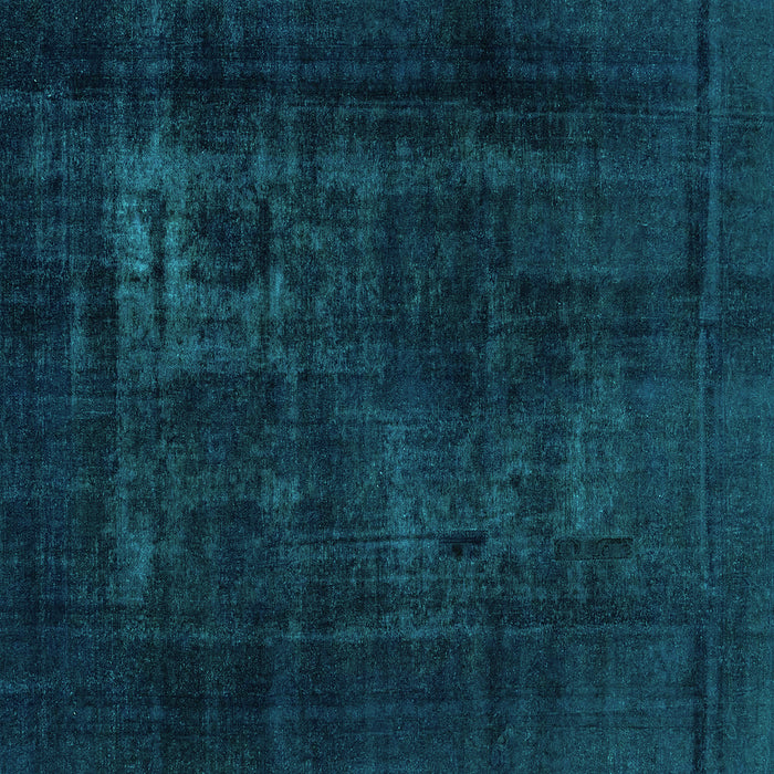 Square Machine Washable Persian Turquoise Bohemian Area Rugs, wshabs2857turq