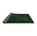 Sideview of Persian Emerald Green Bohemian Rug, abs2857emgrn