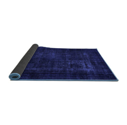 Sideview of Persian Blue Bohemian Rug, abs2857blu