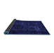 Sideview of Persian Blue Bohemian Rug, abs2857blu