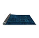 Sideview of Persian Light Blue Bohemian Rug, abs2857lblu