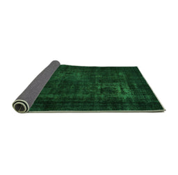 Sideview of Persian Green Bohemian Rug, abs2857grn