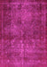 Machine Washable Abstract Pink Modern Rug, wshabs2858pnk