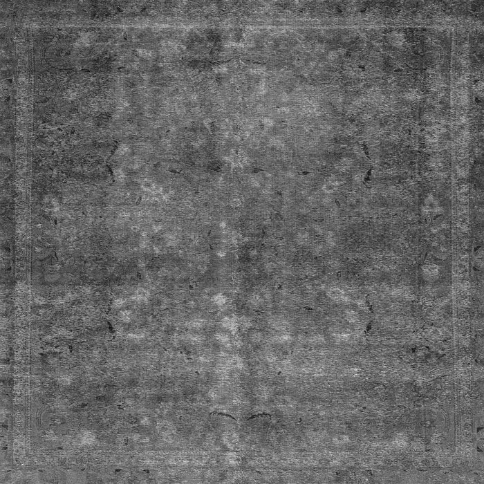 Square Machine Washable Abstract Gray Modern Rug, wshabs2858gry