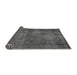 Sideview of Abstract Gray Modern Rug, abs2858gry