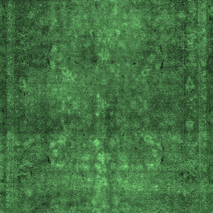 Machine Washable Abstract Emerald Green Modern Area Rugs, wshabs2858emgrn