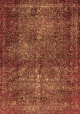 Abstract Brown Modern Rug, abs2858brn