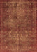 Abstract Brown Modern Rug, abs2858brn