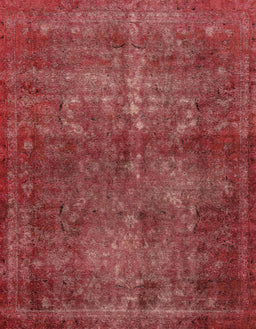 Abstract Red Modern Rug, abs2858