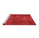 Modern Red Washable Rugs