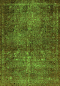 Abstract Green Modern Rug, abs2858grn