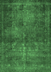 Abstract Emerald Green Modern Rug, abs2858emgrn