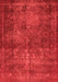 Abstract Red Modern Area Rugs