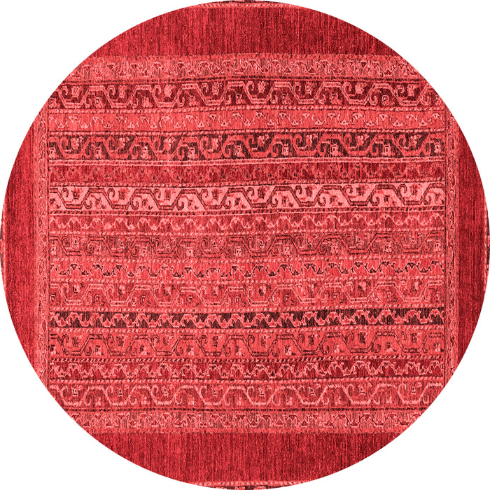 Abstract Red Modern Rug, abs2859red
