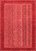 Abstract Red Modern Area Rugs