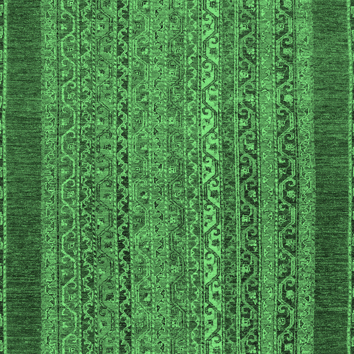 Machine Washable Abstract Emerald Green Modern Area Rugs, wshabs2859emgrn