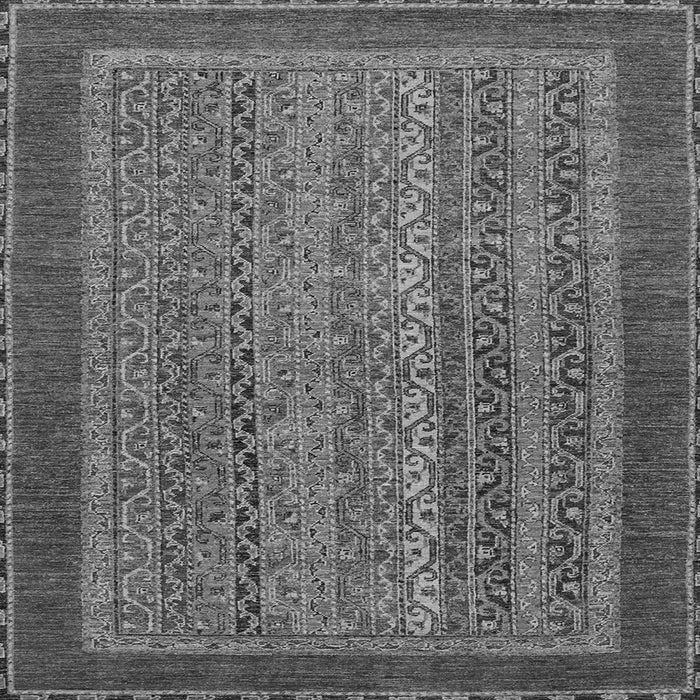 Square Abstract Gray Modern Rug, abs2859gry