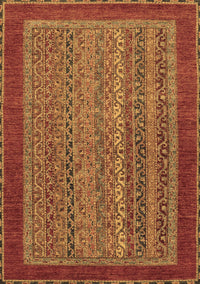 Abstract Brown Modern Rug, abs2859brn