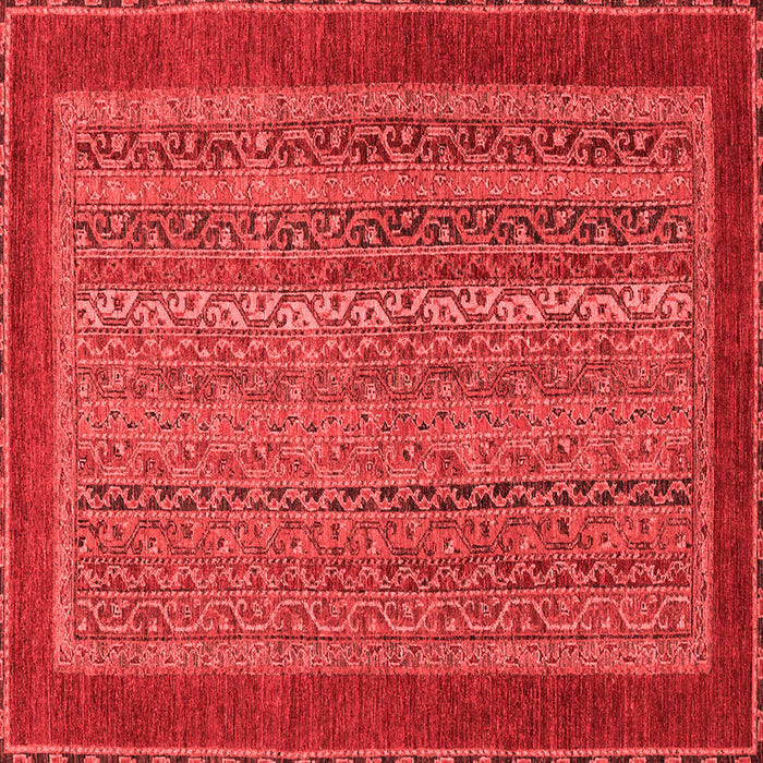 Abstract Red Modern Rug, abs2859red