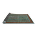 Sideview of Abstract Light Blue Modern Rug, abs2859lblu