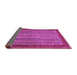 Sideview of Abstract Purple Modern Rug, abs2859pur