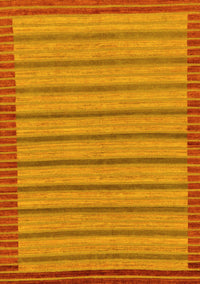 Oriental Yellow Modern Rug, abs285yw