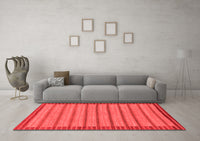 Machine Washable Oriental Red Modern Rug, wshabs285red