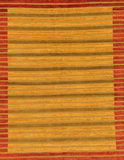 Abstract Orange Red Oriental Rug, abs285