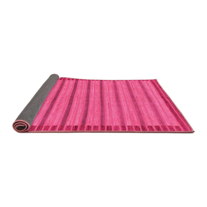 Sideview of Oriental Pink Modern Rug, abs285pnk