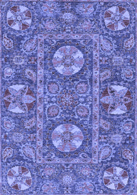 Abstract Blue Modern Rug, abs2860blu