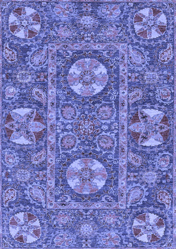 Abstract Blue Modern Rug, abs2860blu