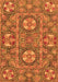 Abstract Orange Modern Rug, abs2860org